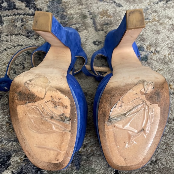 ZARA PLATFORM SUEDE SANDAL! - Picture 4 of 5